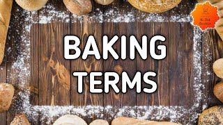 Basic Baking Terms  Ways Of Baking Vocabulary With Pictures  The Dark Chocolatier [upl. by Arul185]