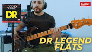 DR LEGEND FLATWOUNDS  SQUIER PRECISION CLASSIC VIBE [upl. by Lienahs]