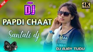 💕Santali dj song🎶2023Papdi chaat🥳Santali dj video🎬Singergopiampkalpanadj Ajay tudu [upl. by Manolo]