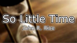 So Little Time  Instrumental w Lyrics [upl. by Bow16]