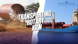 KOLAKA PROJECT  TRANSPORTING ROTARY KILN FOR PT CERIA NUGRAHA INDOTAMA [upl. by Nomyar]