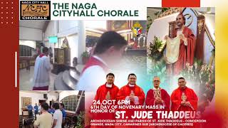 EXULTATE EUSTI BY THE NAGA CITYHALL CHORALE AT ST JUDE PARISH NAGA CITY CAMARINES SUR [upl. by Nicoline141]