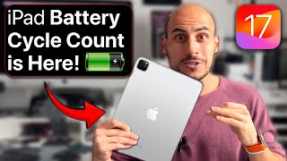 How to Find EXACT iPad Battery Cycle Count [upl. by Xonel]