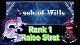 FFBE  Clash of Wills Inugami  Rank 1 Clear Raise Strat [upl. by Marshal]