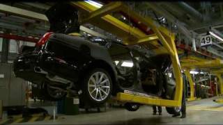 New Jaguar XJ 2010 manufacturing plant at Castle Bromwich [upl. by Gran415]