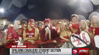 DMV Gridiron Interviews Archbishop Spalding Student Section [upl. by Deedee]