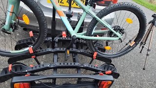 Building Halfords 3 Bike TowBar Rack [upl. by Nirrej]