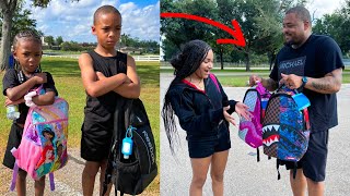 SIBLINGS SHAMES POOR GIRL FOR HAVING CHEAP BACKPACK THEY GET CAUGHT [upl. by Yhtorod51]