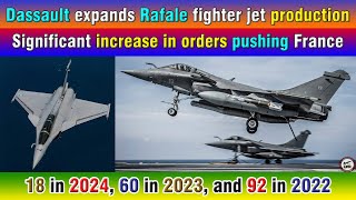 Dassault expands Rafale fighter jet production Significant increase in orders pushing France [upl. by Enomaj862]