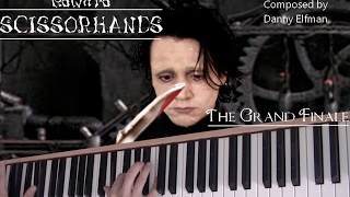 Edward scissorhands  The Grand Finale piano cover [upl. by Etteroma]