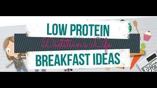 Low Protein Breakfast Ideas [upl. by Benedix307]