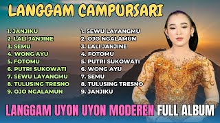 LANGGAM CAMPUR SARI FULL SENYUM BASS GLERR  FULL ALBUM [upl. by Alol]