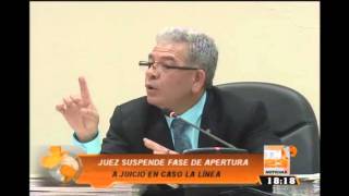 Suspenden audiencia de caso La Línea [upl. by Chris]