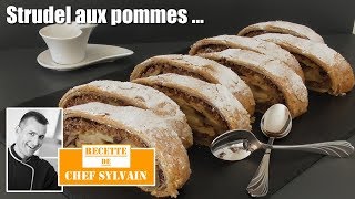 Strudel aux pommes  Recette par Chef Sylvain [upl. by Blum787]