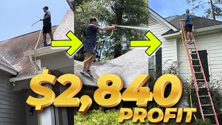 How to Clean Roof Shingles Safely and Profitably [upl. by Aennaej]