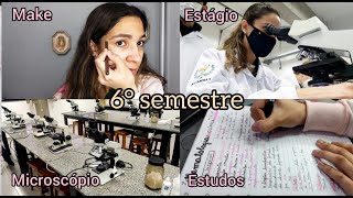 INICIANDO O 6° SEMESTRE DE FARMÁCIA  1° dia de ESTÁGIO EM ANÁLISES CLÍNICAS  STUDYVLOG [upl. by Marthe]