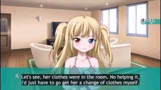 【English Subbed】 Haganai PSP Part 6  Beach Volleyball [upl. by Esertal]