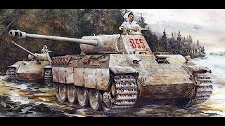 2 SS Panthers vs 21 US Shermans [upl. by Ahseirej]