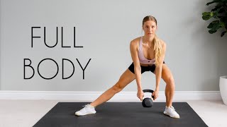 15 min FULL BODY Kettlebell Shred Workout At Home [upl. by Bonnette]