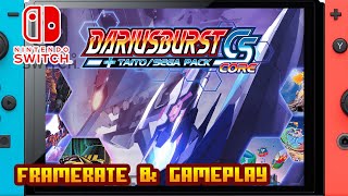 DARIUSBURST CS CORE  TAITOSEGA Pack  Nintendo Switch  Framerate amp Gameplay [upl. by Nongim692]