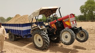 Eicher 241 tractor on load stunt 4k ultra HD video RajukiMasti [upl. by Mendoza499]