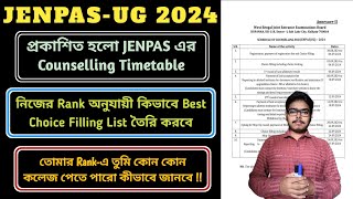 JENPAS UG 2024 Counselling Timetable  Counselling Process  jenpasug2024 bscnursing counselling [upl. by Iahs]