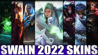 ALL SWAIN SKINS 2022  Including Crystal Rose Swain [upl. by Sholes664]