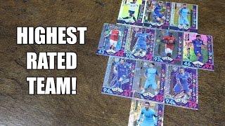 BEST TEAM POSSIBLE Topps Match Attax 201617 [upl. by Leunammi]