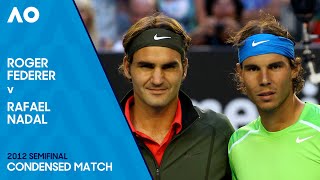 Roger Federer v Rafael Nadal Condensed Match  Australian Open 2012 Semifinal [upl. by Aehtna]