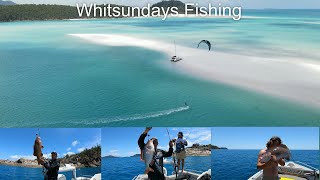 Awesome day fishing at Whitehaven Whitsundays Coral Trout quot Red Throat [upl. by Asirral]