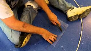 How To Install Vinyl Tile VCT Start To Finish Complete Job [upl. by Terrance400]