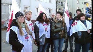 Pikieta pracowników Gerresheimer Bolesławiec [upl. by Wennerholn]