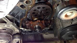 Remove Camshaft Timing Cover amp Chain GM Chevy Tahoe 53 Vortec Engine LS vid 10 [upl. by Mirna]