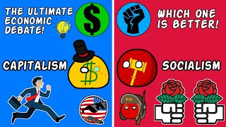 Capitalism Vs Socialism Explained In 6 Minutes [upl. by Atinel]