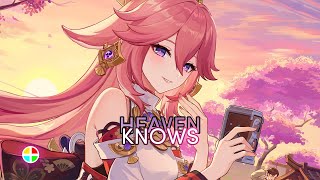 Nightcore  Heaven Knows  Hardstyle  Lyrics [upl. by Nnylear]