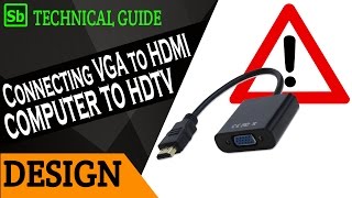 HDMI to VGA adopter used wrongly as VGA to HDMI [upl. by Sliwa17]