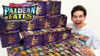 Opening 100x Pokémon Paldean Fates Booster Packs [upl. by Zamora]