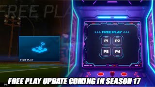 NEW FREE PLAY Update CONFIRMED For Season 17 Of Rocket League  Rocket League [upl. by Ecnerrat]