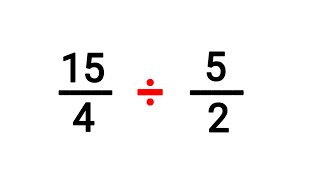 How to Solve this Mathematics Fraction 😘  Dividing Fractions Class 5 maths fractions problem [upl. by Donetta]