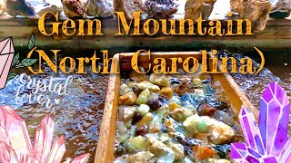 Gem mining at Gem Mountain North Carolina [upl. by Olecram]