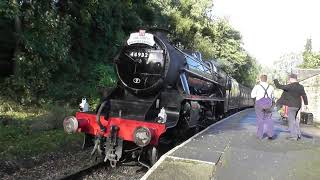 44932 at Haworth at 232pm Sunday 20th October 2024 [upl. by Stephenson318]