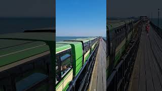 Southend Pier Train passing slowly UK [upl. by Eserahc]