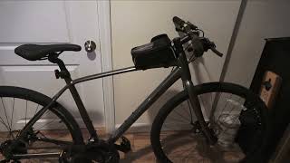 ROCKBROS Bike Phone Front Frame Bag Review [upl. by Atiuqcir]