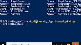 How to remove any App from Windows 10 using Powershell [upl. by Eirrac]