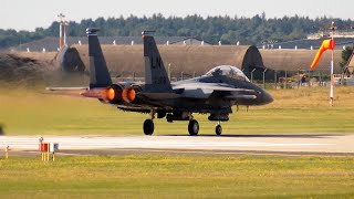 Lots Of Lakenheath F15 And F35 Action in 4K ultra HD [upl. by Herson]