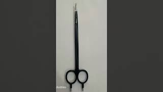 metzenbaum bipolar scissors cvd 18cm carbide insert black coted reusablequality Eggzicome industries [upl. by Oletha]