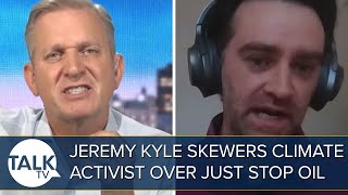 quotYou Are a Pain In The Ase” Jeremy Kyle SKEWERS Climate Activist Over Just Stop Oil Protests [upl. by Herold]