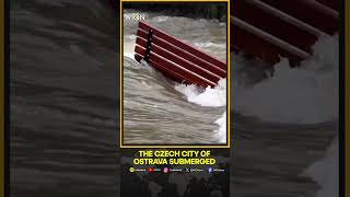 Czech city of Ostrava submerged and the town of Litovel evacuated after flooding  WION Shorts [upl. by Piggy]