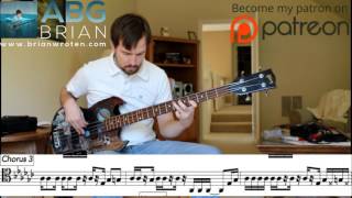 Marvin Gaye  Inner City Blues Babbitt  Bass Transcription [upl. by Sudaorb]