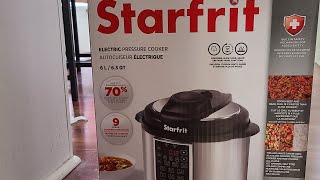 StarfritElectric pressure cooker unboxingreviewperfect soft boiled riceeasy cooking short time [upl. by Ailec536]